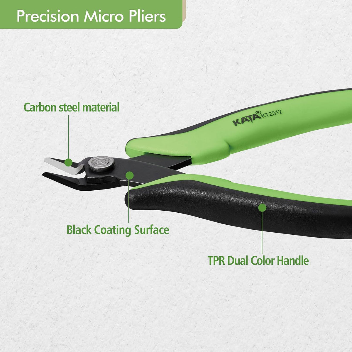 6 Inch Wire Cutters, Flush Side Cutters for 12 AWG Soft Wire, Crafting