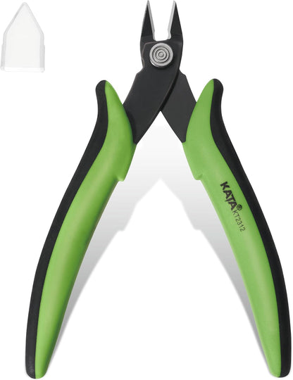 6 Inch Wire Cutters, Flush Side Cutters for 12 AWG Soft Wire, Crafting