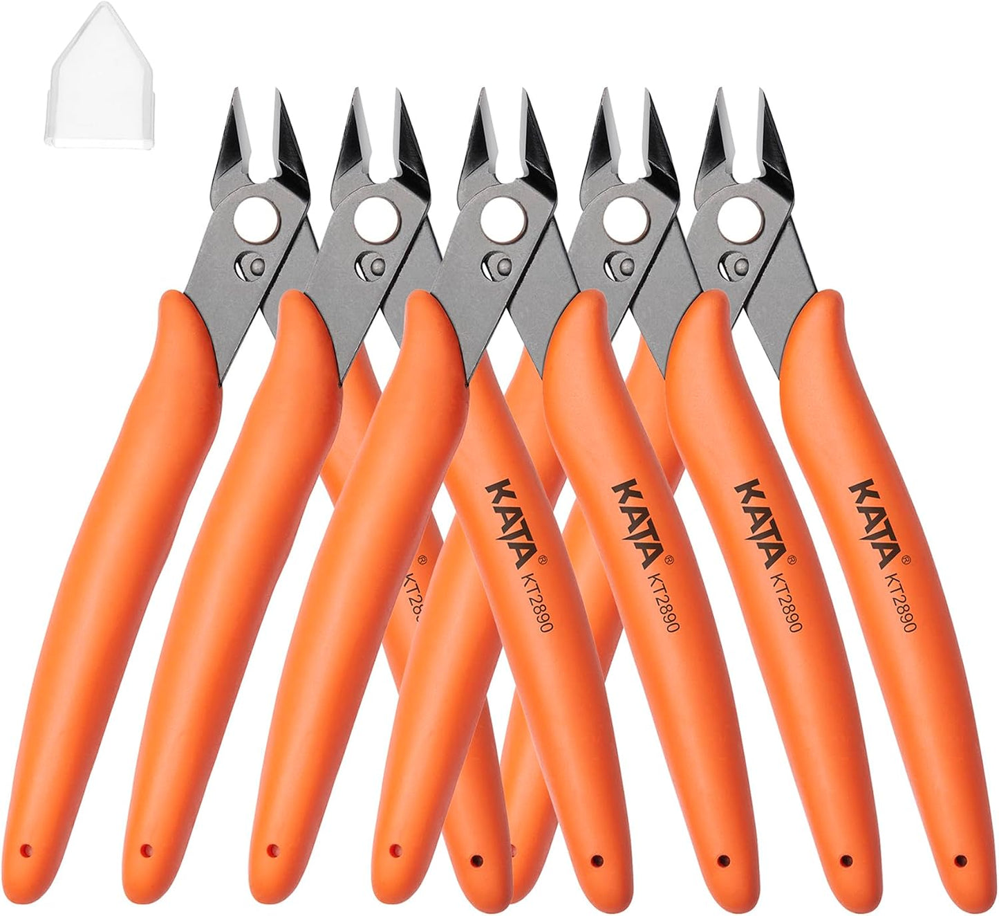 6 Inch Wire Cutters, Flush Side Cutters for 12 AWG Soft Wire, Crafting