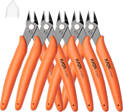 6 Inch Wire Cutters, Flush Side Cutters for 12 AWG Soft Wire, Crafting