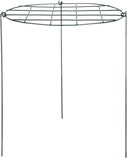 Round Peony Cages and Supports Grow Through Grid Plant Brace, Strawberry Planting Frame,Vine Pillar Metal Garden Stake Frame Flowers Support Rings Hoops for Rose, Tomato, Orchids (#1)