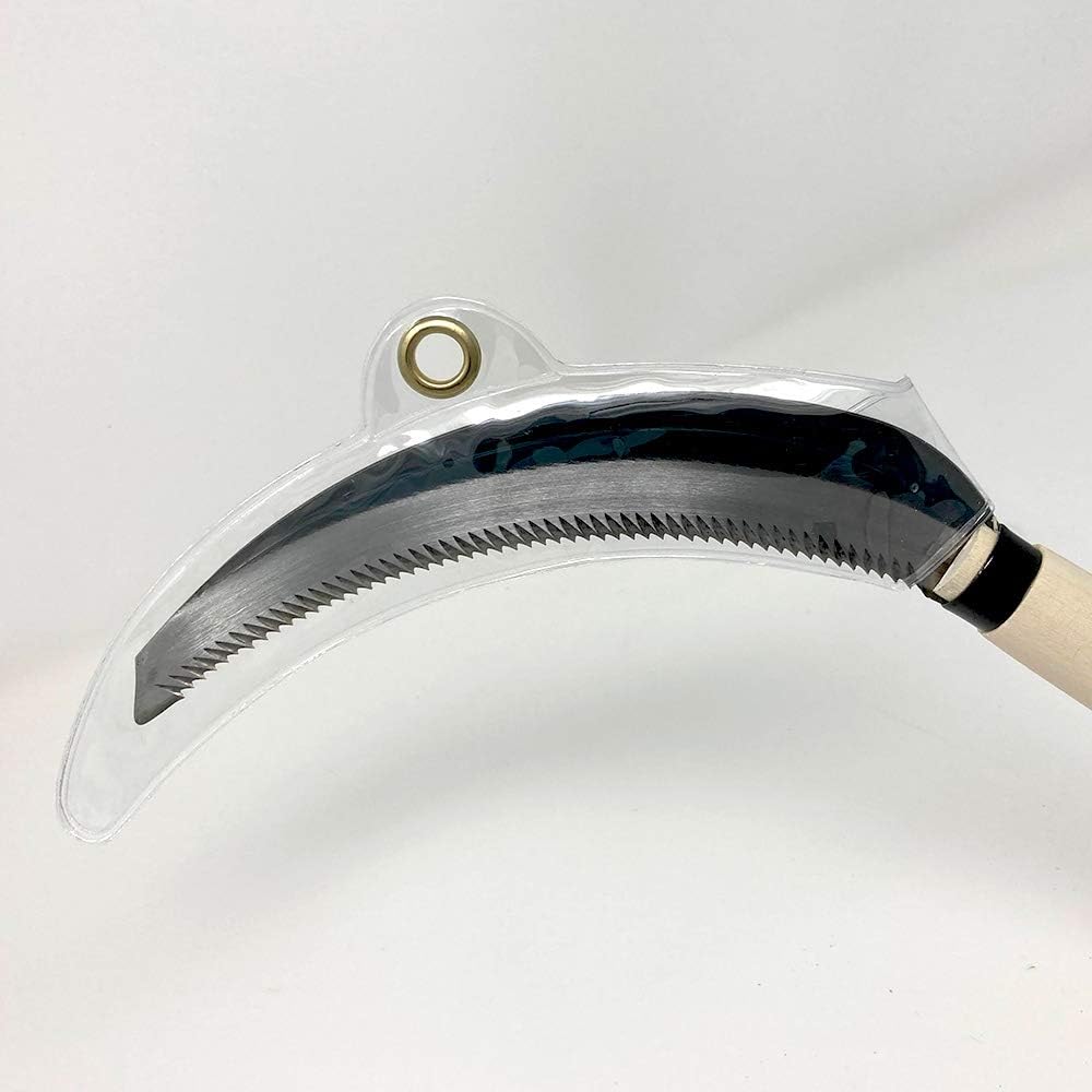 Serrated Sickle Garden Tool for Weeding - Compact and Lightweight - Japanese Weeding Sickle