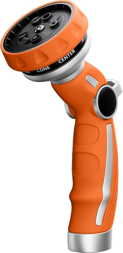 Hose Nozzle Heavy Duty, Metal Water Hose Sprayer for Garden