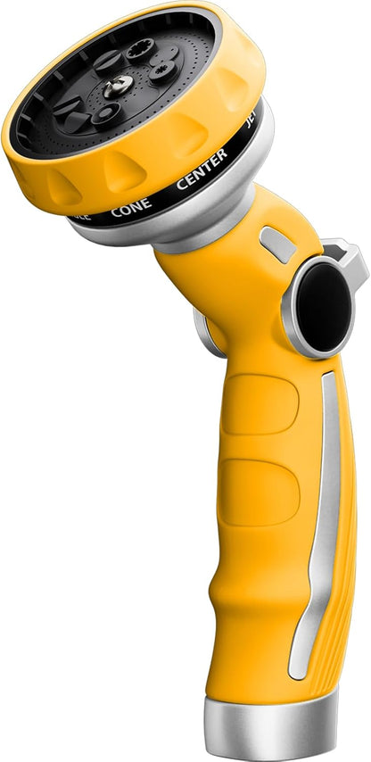 Hose Nozzle Heavy Duty, Metal Water Hose Sprayer for Garden