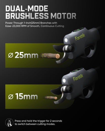 Y10 Pro Cordless Electric Pruning Shears with Brushless Motor