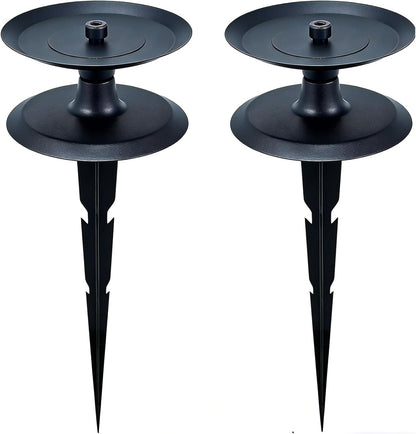4 PCS Garden Hose Guide Spike, Hose Guides for Garden Decorative, Heavy Duty Pure Metal Hose Guards for Garden, Rustproof Coated Garden Hose Stake for Yard Lawn, Durable Hose Roller Guide