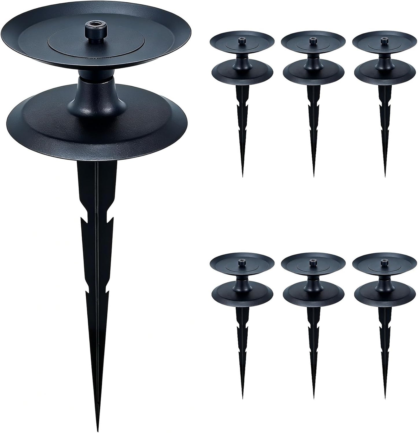 4 PCS Garden Hose Guide Spike, Hose Guides for Garden Decorative, Heavy Duty Pure Metal Hose Guards for Garden, Rustproof Coated Garden Hose Stake for Yard Lawn, Durable Hose Roller Guide