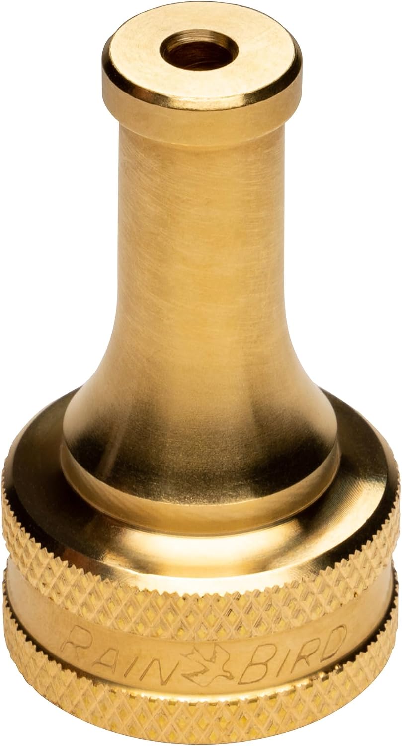 HENZLB5ADJ 5 in Lead-Free Brass Twist Adjustable Hose End Nozzle