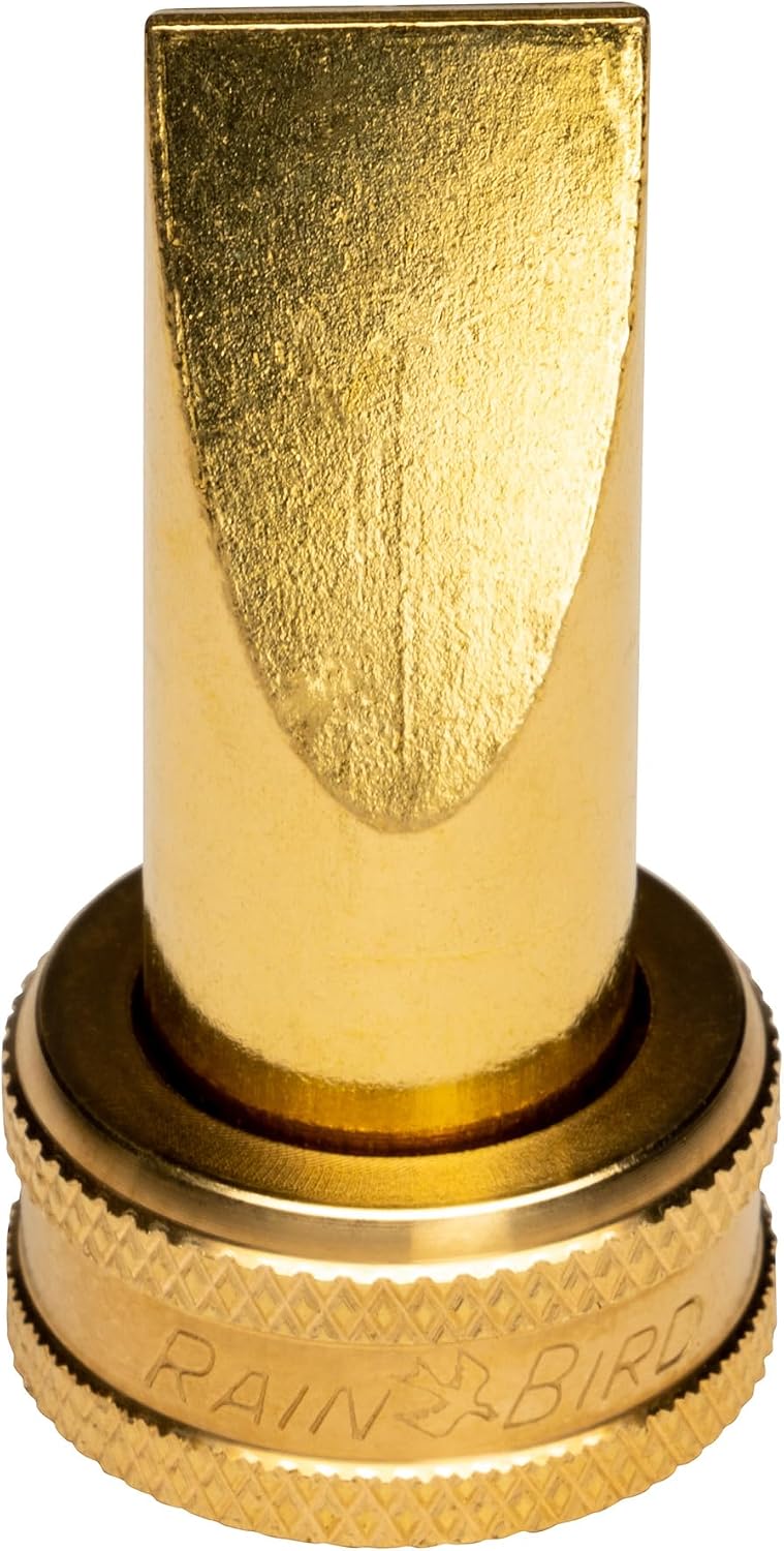 HENZLB5ADJ 5 in Lead-Free Brass Twist Adjustable Hose End Nozzle