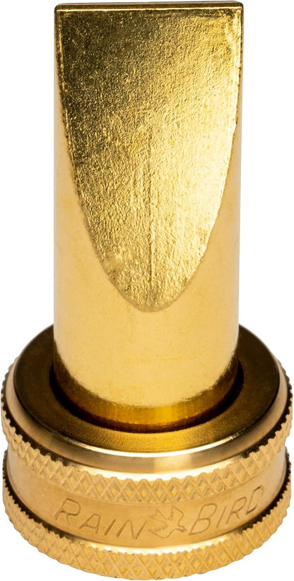 HENZLB5ADJ 5 in Lead-Free Brass Twist Adjustable Hose End Nozzle