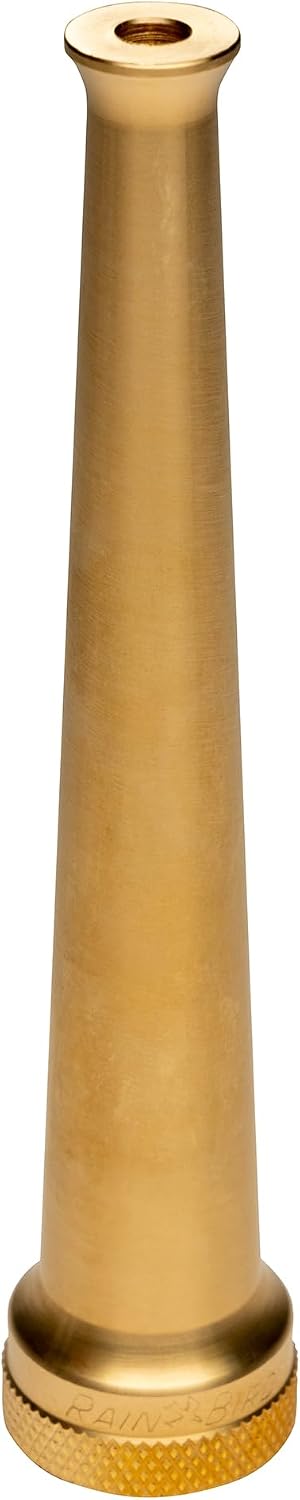 HENZLB5ADJ 5 in Lead-Free Brass Twist Adjustable Hose End Nozzle
