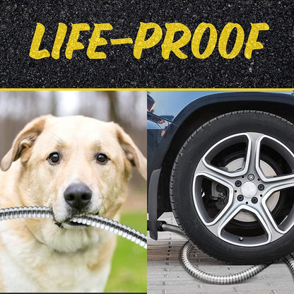 Bionic Steel PRO 50 Ft Metal Garden Hose with Brass Nozzle