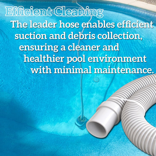 Pool Vacuum Hose Replacement For Hayward Navigator Pool Cleaner Leader Hose V532LG Parts, 4 Feet Long