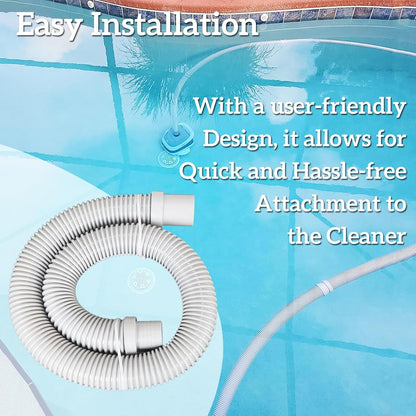 Pool Vacuum Hose Replacement For Hayward Navigator Pool Cleaner Leader Hose V532LG Parts, 4 Feet Long