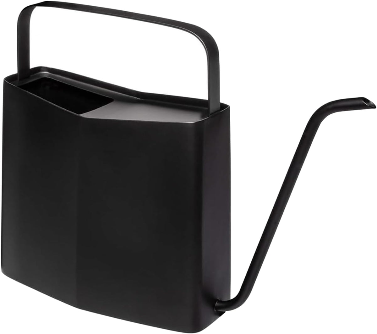 Brass Watering Can - 3L Stainless Steel - Long Spout (Black)