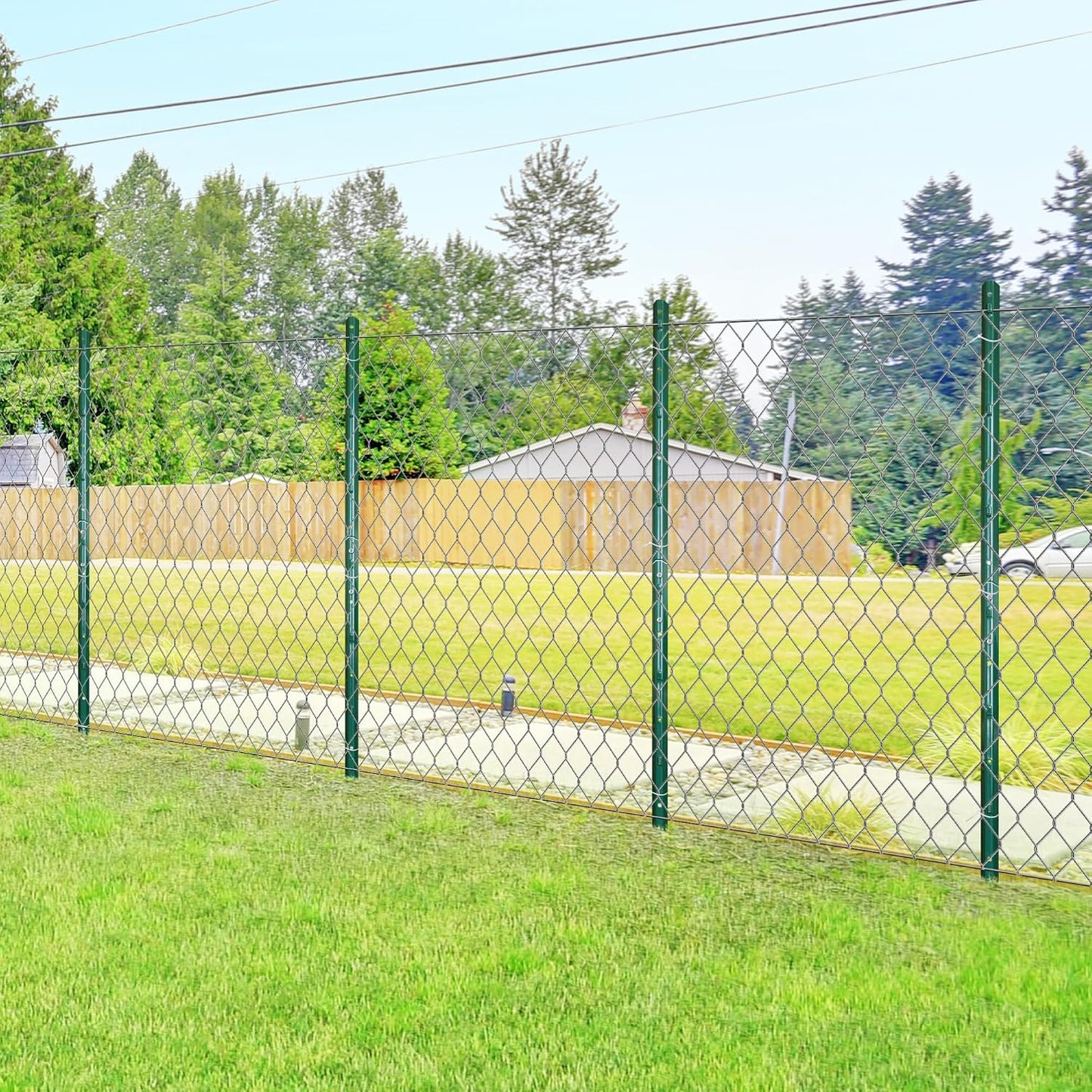 Fence Posts 4 Feet, 10-Pack, Heavy Duty U Post, Metal Fence Post