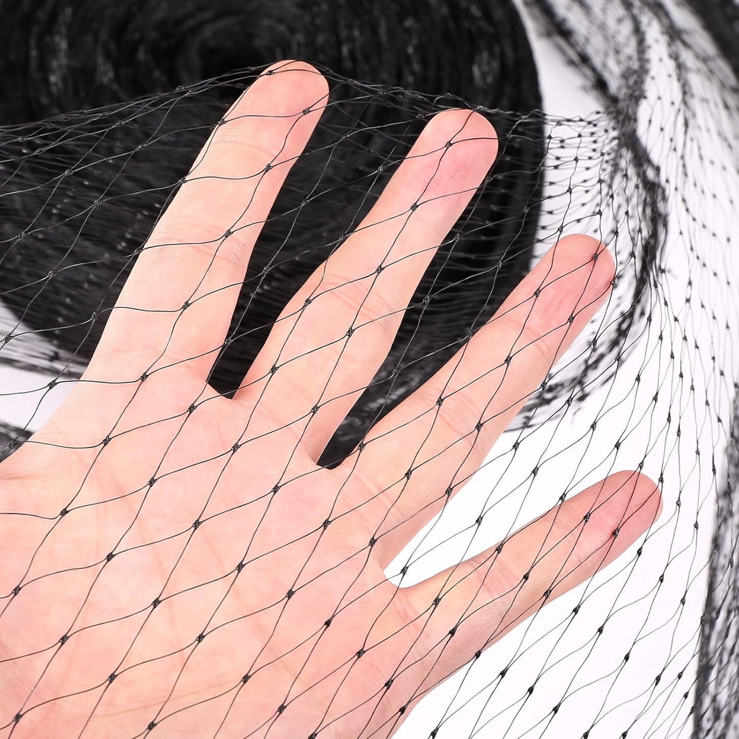 33x13 Ft Bird Netting for Garden,1 Inch Mesh Size, White