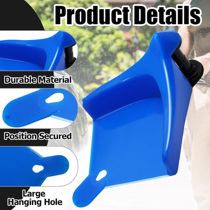 4 Pack Car Hose Guide Blue Tire Roller Snag Prevention Wash Tool