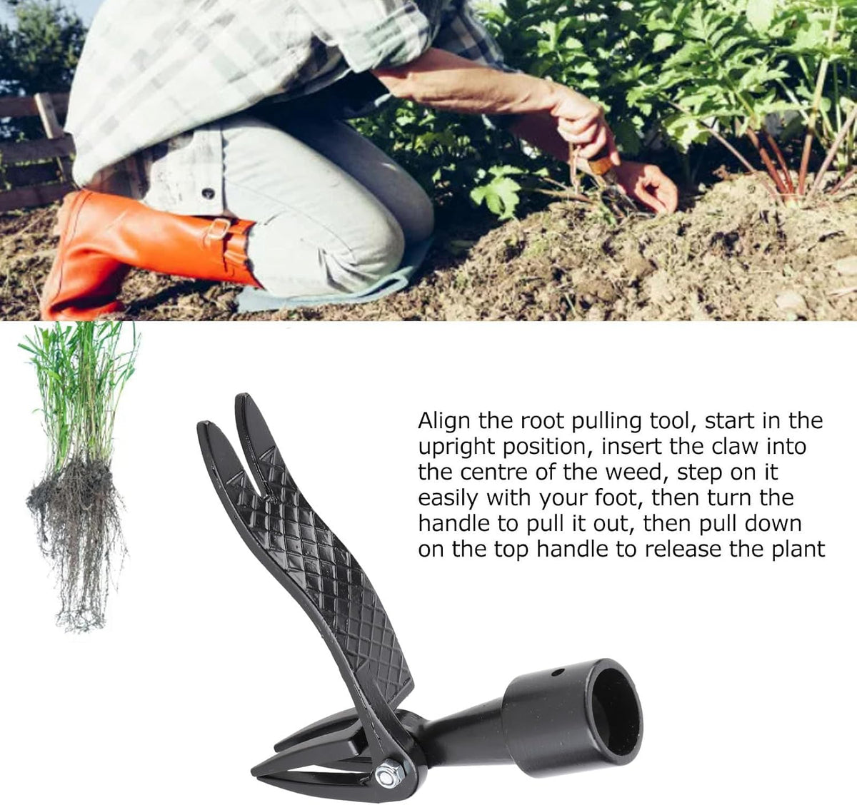 Weeder Tool, Stand Up Puller Professional for Farm