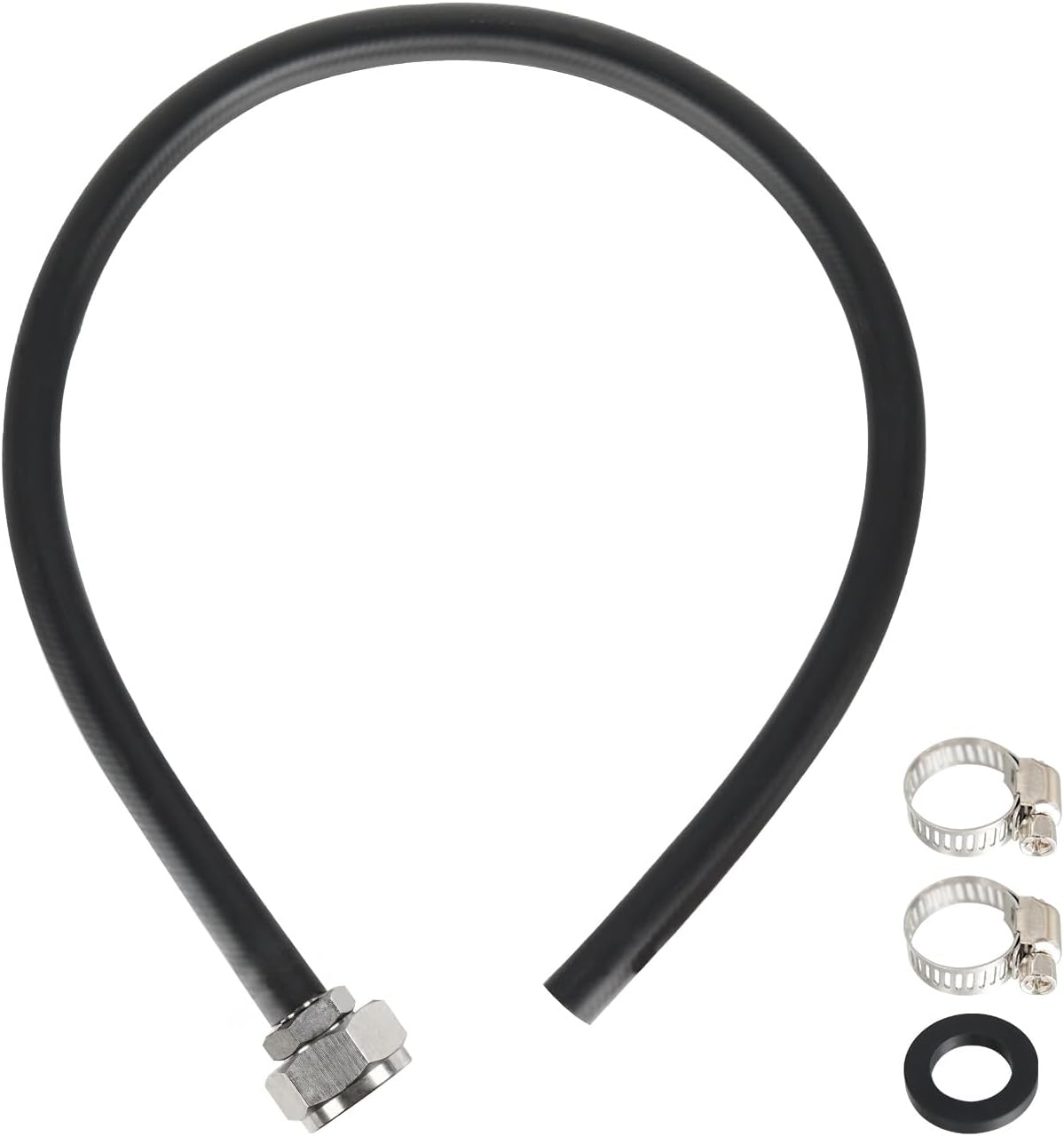 Mop Sink Hose 2.4 ft x 3/4" Short Garden Hose Heavy Duty for Faucet