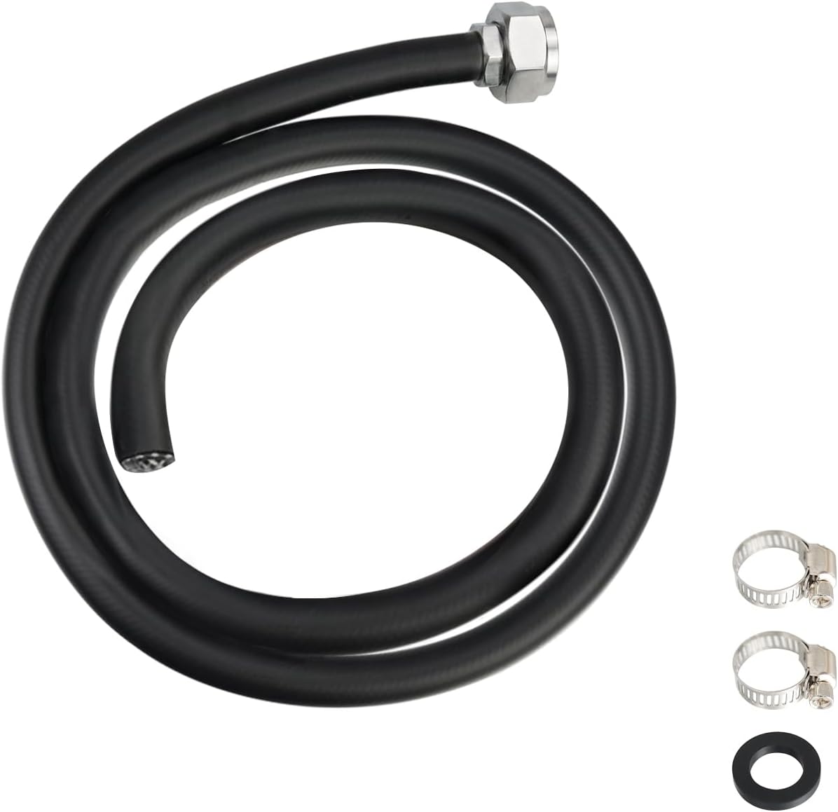 Mop Sink Hose 2.4 ft x 3/4" Short Garden Hose Heavy Duty for Faucet