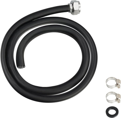 Mop Sink Hose 2.4 ft x 3/4" Short Garden Hose Heavy Duty for Faucet