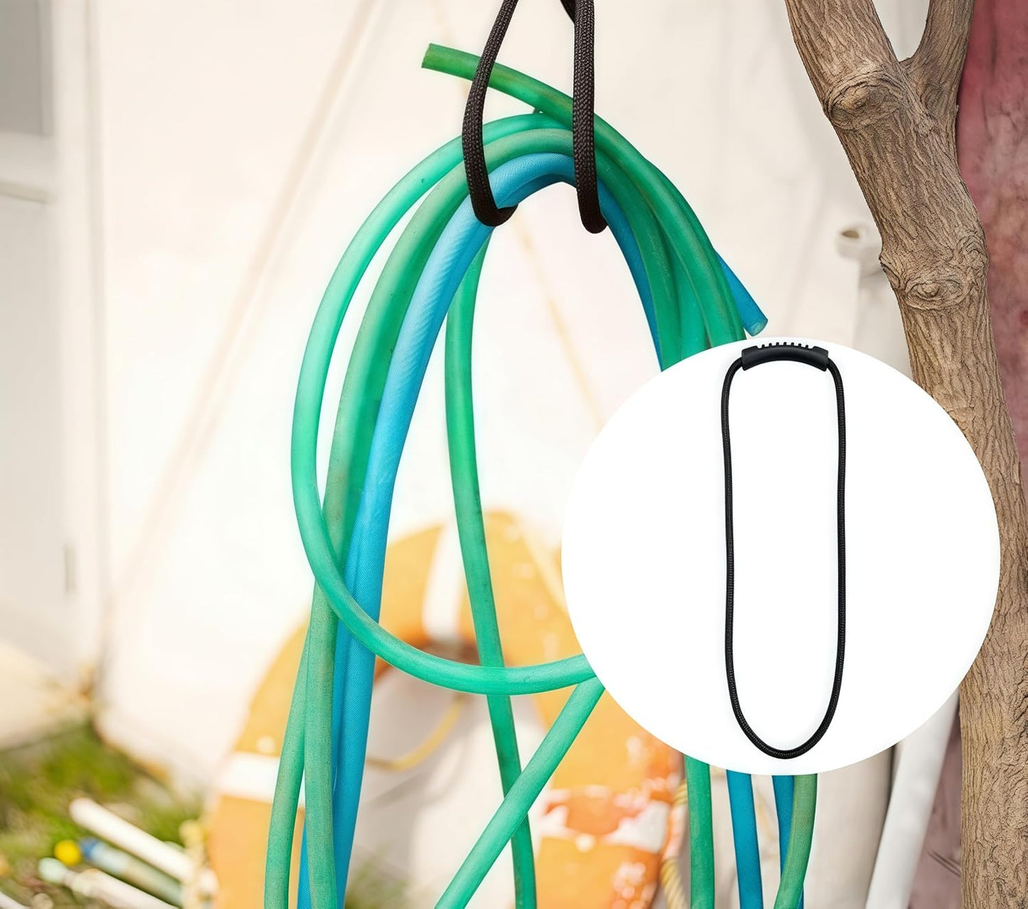 16-Inch Storage Straps 5-Pack, Extension Cord Organizer, RV Storage