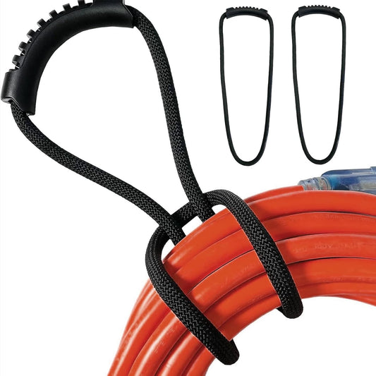 Extension Cord Storage Straps,16-inch Extension Cord Organizer,Vacuum Hose Holder for Pool Hoses, Garden Hoses, Cords, Cables，Rope, RV, Boat, Garage, Home - 2PCS