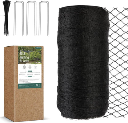 Bird Netting for Garden, 13 x 40 FT Netting for Garden Protection