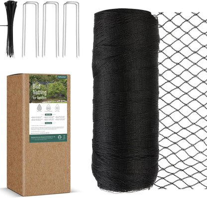 Bird Netting for Garden, 13 x 40 FT Netting for Garden Protection