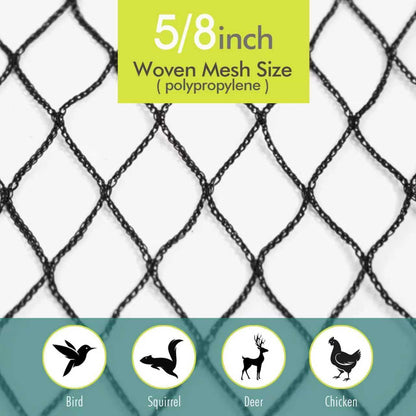Bird Netting for Garden, 13 x 40 FT Netting for Garden Protection