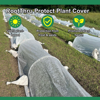 Protect Plant Cover, 3FT x 50FT, Eco-Friendly, Natural, Row Cover, Landscape Frost Protection, Garden Insect Barrier, Shade Cloth, Fruit Protection, Crop Blanket