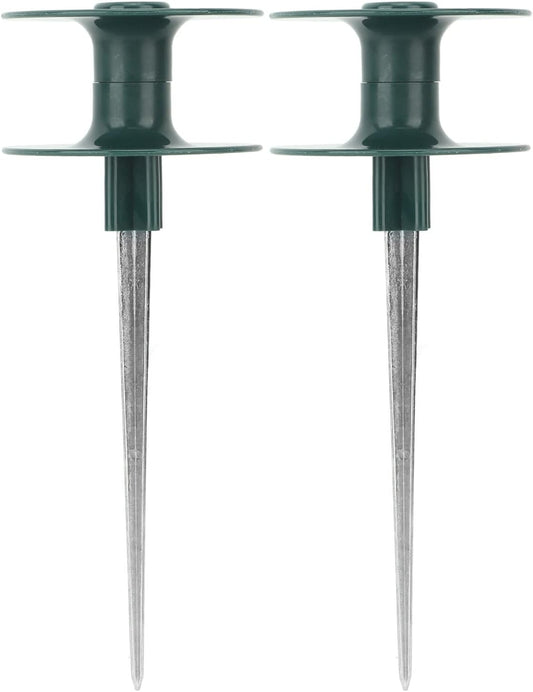 Hose Guide Spike Durable Wheel for Garden