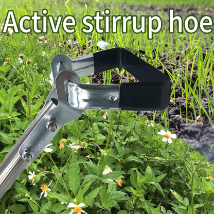 Garden Hoe Stirrup Hula Hoes Replacement Head Weeding Hoe Tool Action Weeder for Gardening Soil loosening