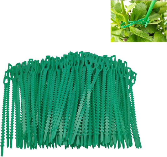 200Pcs Adjustable Plant Ties, Garden Plant Green Ties, Multi-Purpose Sturdy Garden Plant Twist Ties.