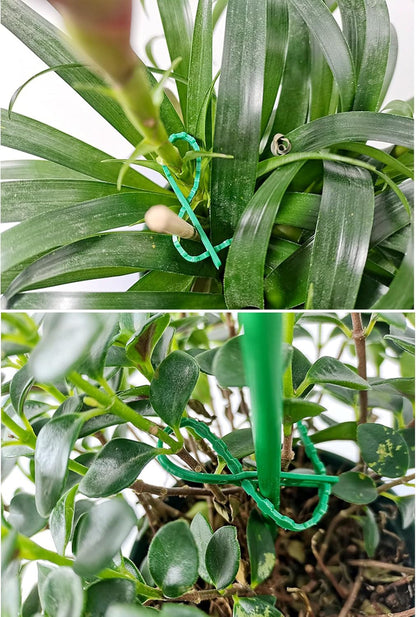 200Pcs Adjustable Plant Ties, Garden Plant Green Ties, Multi-Purpose Sturdy Garden Plant Twist Ties.