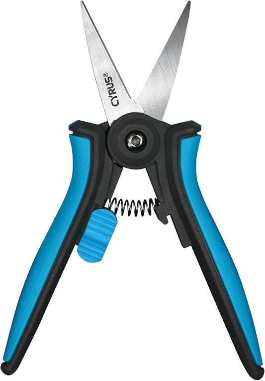 6 Inch Micro Tip Pruning Snips Stainless Steel Floral Bonsai Shears