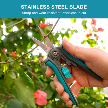 6 Inch Micro Tip Pruning Snips Stainless Steel Floral Bonsai Shears