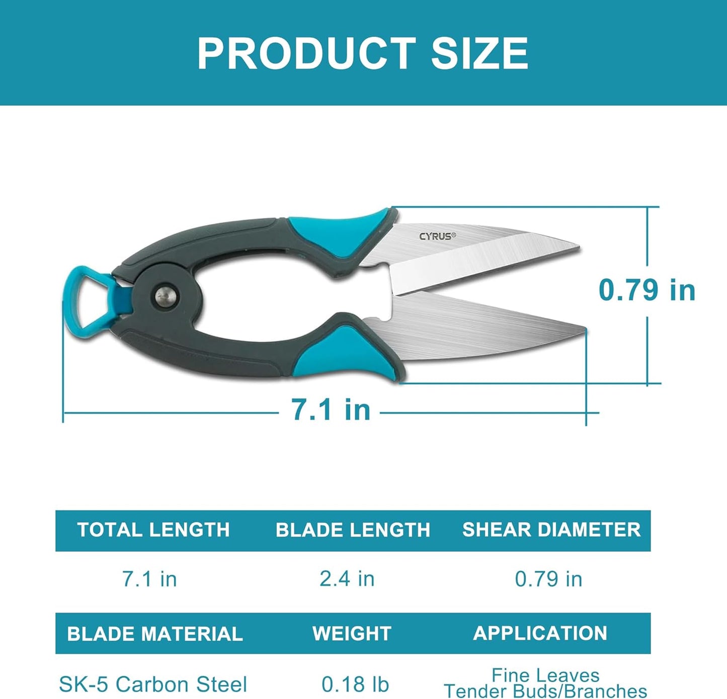 6 Inch Micro Tip Pruning Snips Stainless Steel Floral Bonsai Shears
