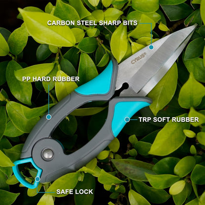 6 Inch Micro Tip Pruning Snips Stainless Steel Floral Bonsai Shears