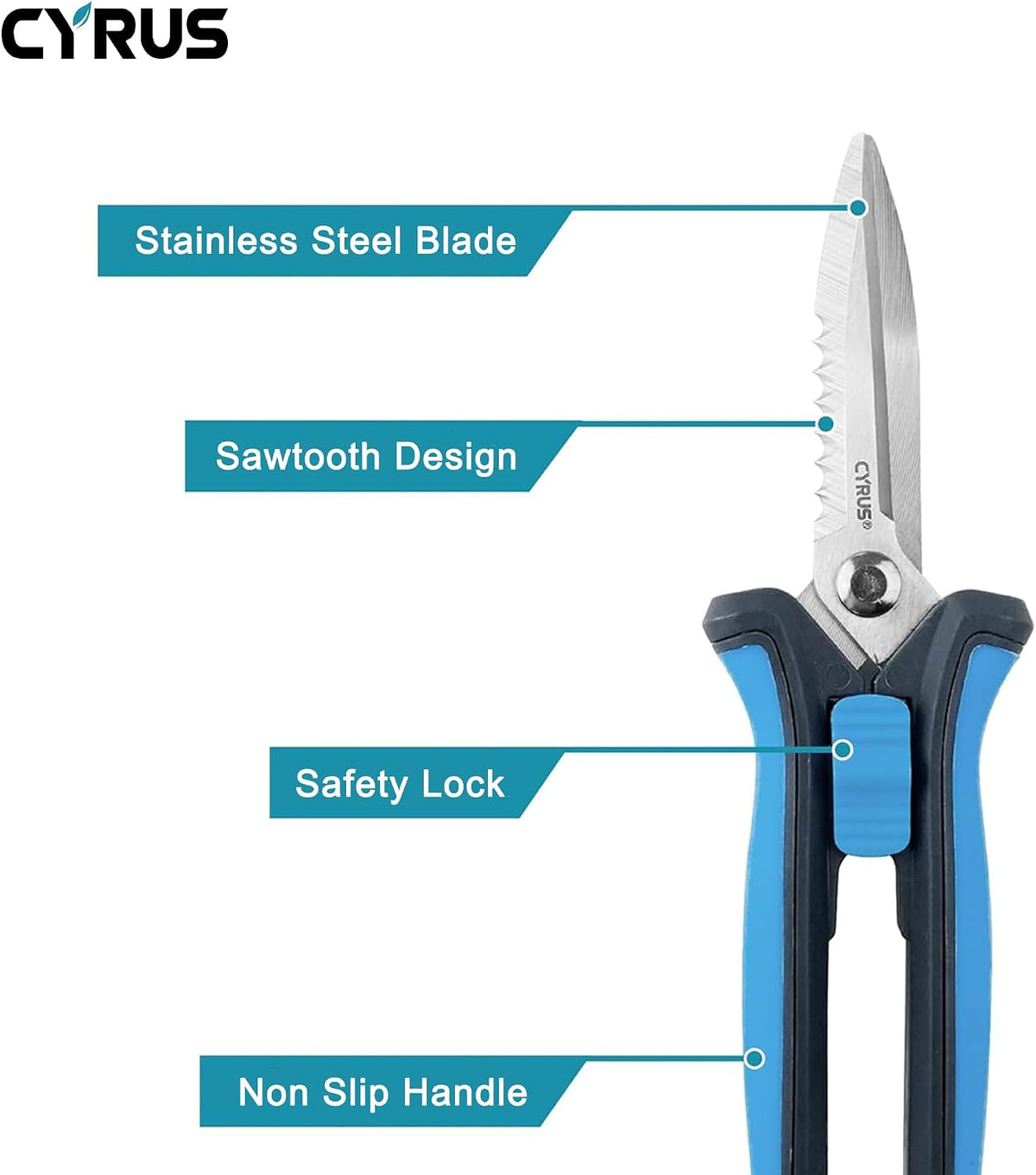 6 Inch Micro Tip Pruning Snips Stainless Steel Floral Bonsai Shears