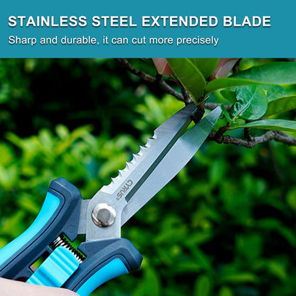 6 Inch Micro Tip Pruning Snips Stainless Steel Floral Bonsai Shears