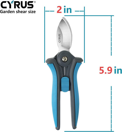 6 Inch Micro Tip Pruning Snips Stainless Steel Floral Bonsai Shears