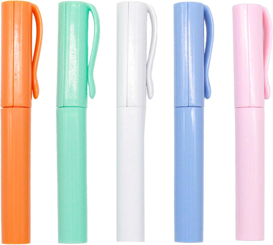 5PCS Multicolor Mini Student Folding Compact Pen Scissors