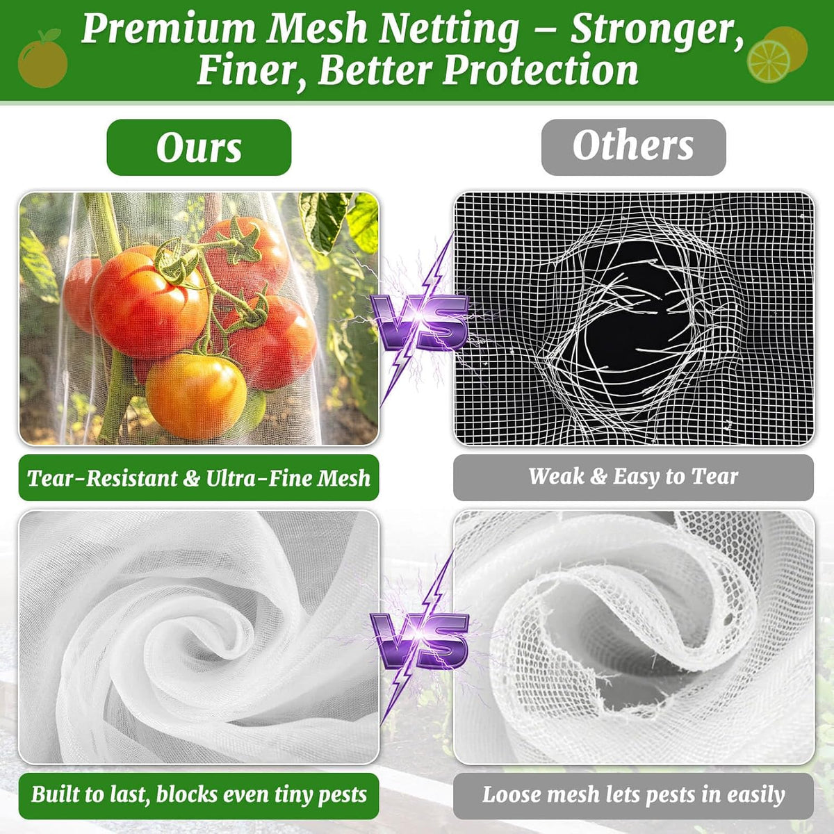 4Ft x 6Ft Blueberry Bush Netting Cover,Bird Netting for Blueberry Bushes