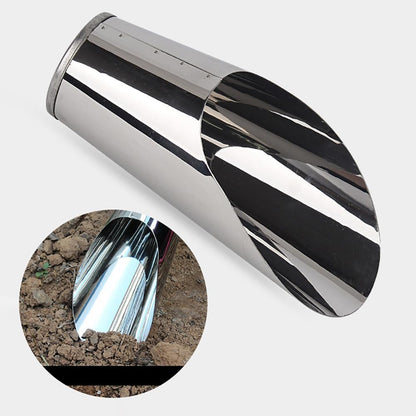 Stainless Steel Plant Soil Shovel Potting Scooper Small Garden Shovel Soil Scoop Fertilizer Feed Scooper for Flower Planting