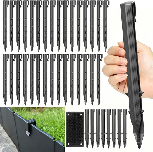 20 Pack Tents Stakes, Garden Stakes, Landscape Edging Stakes