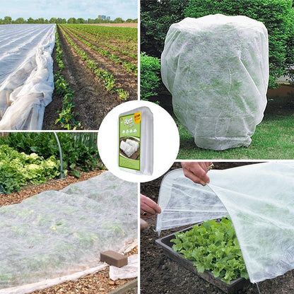 Plant Covers Freeze Protection, 10ft x 30ft 1.0oz/yd² Reusable Floating Row Cover, Frost Cloth for Outdoor Plants, Breathable Frost Blanket for Winter Cold Weather & Pest Protection