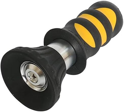 Fireman’s Power Spray Nozzle - Heavy Duty High Pressure Fireman Sprayer for Garden Hose - Leakproof Guarantee - Ergo Handle - Adjust Heavy Stream to Mist - Max Water Flow