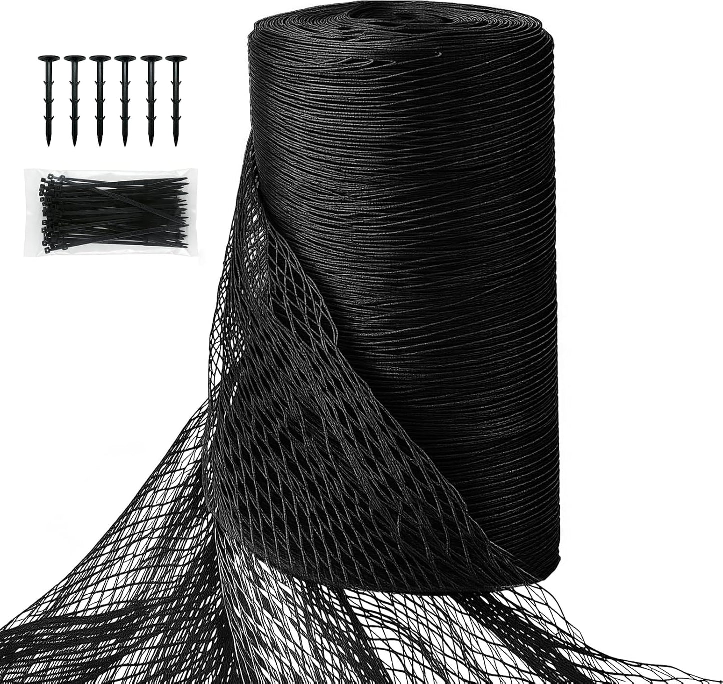 Heavy Duty Bird Netting for Chicken Coop 25x100FT, 1'' Garden Net